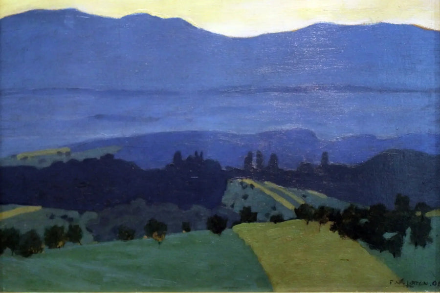 Paisagem do Jura perto de Romanel - Félix Vallotton