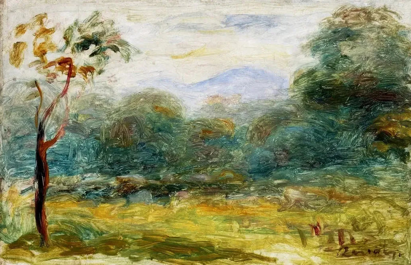 Paisagem do Sul (Cagnes). - Pierre-Auguste Renoir