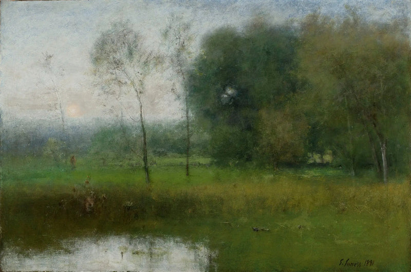 Paisagem de Nova Jersey - George Inness