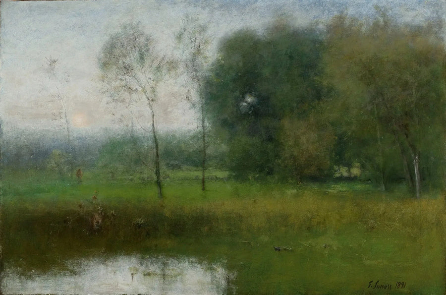 Paisagem de Nova Jersey - George Inness