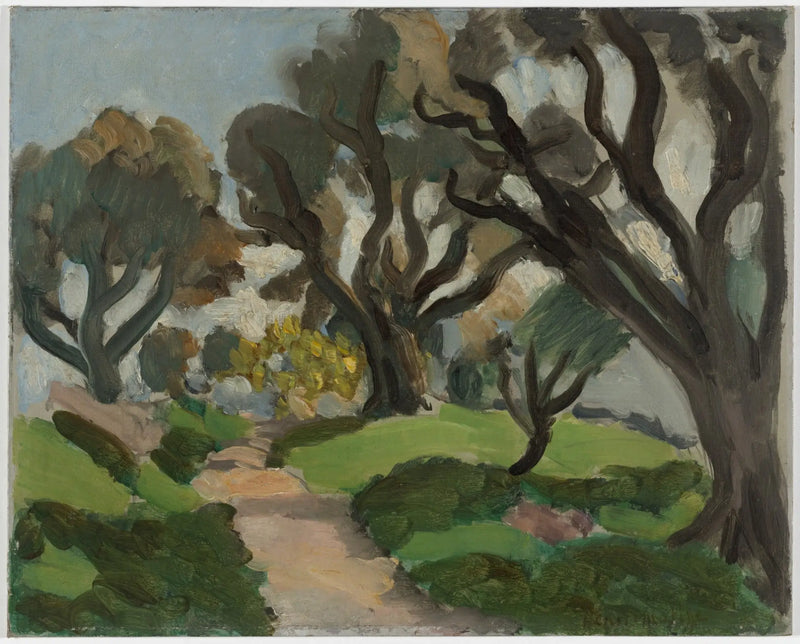 Paisagem do sul da França - Henri Matisse