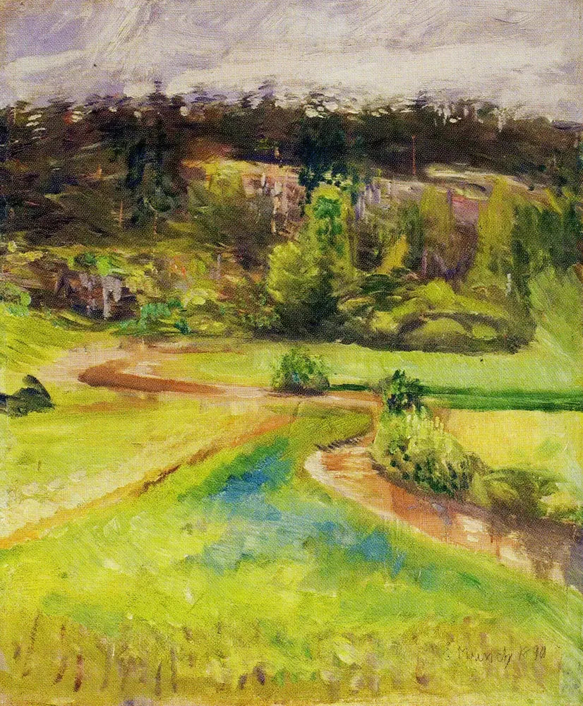 Paisagem - Edvard Munch