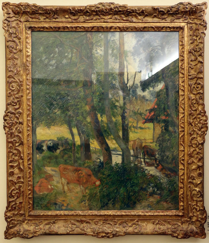 Paisagem na Normandia - Paul Gauguin
