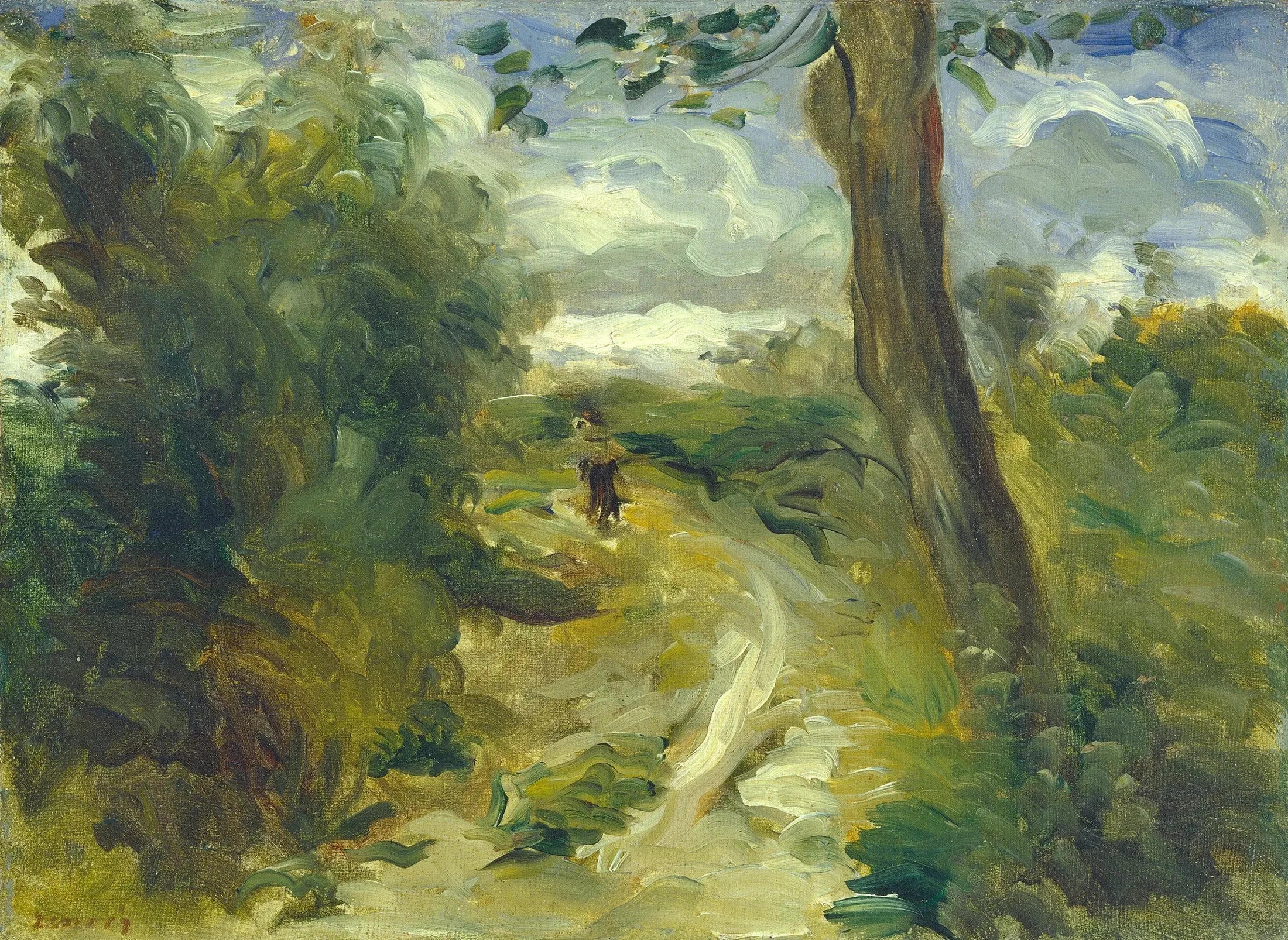 Paysage entre les tempêtes - Pierre-Auguste Renoir image 1 copie peinte à la main à l’huile