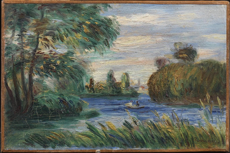 Paisagem fluvial - Pierre-Auguste Renoir
