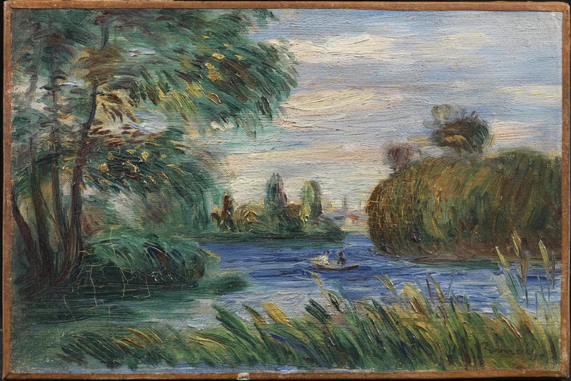 Paisagem fluvial - Pierre-Auguste Renoir