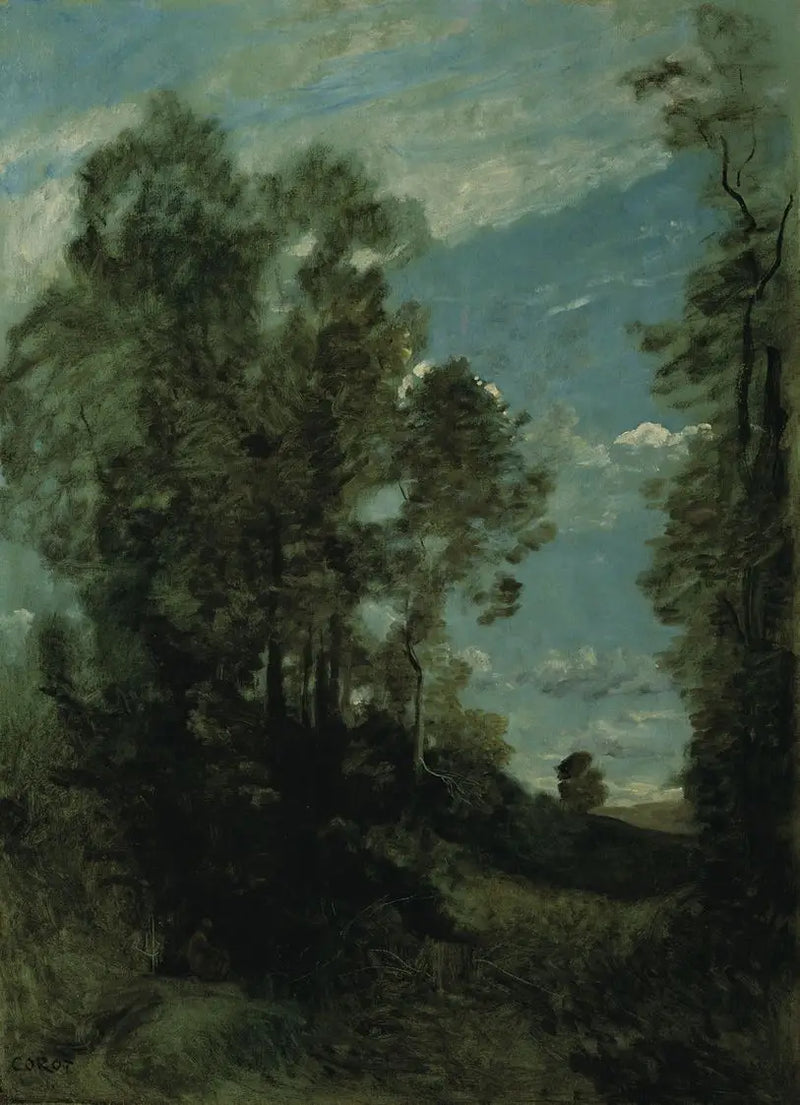 Paisagem Florestal (Manhã) - Jean-Baptiste Camille Corot