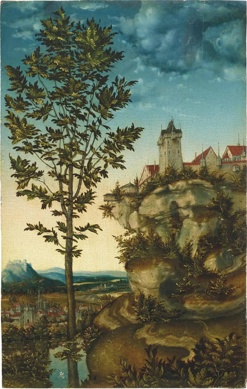 Paisagem (fragmento) - Lucas Cranach, o Velho