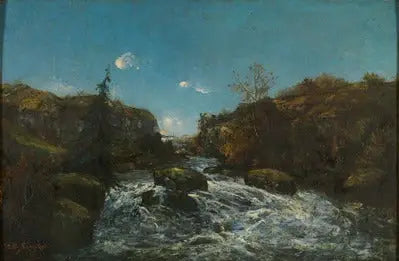 Paisagem - Gustave Courbet