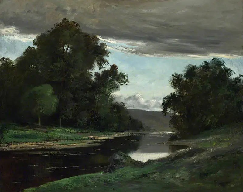 Paisagem - Gustave Courbet