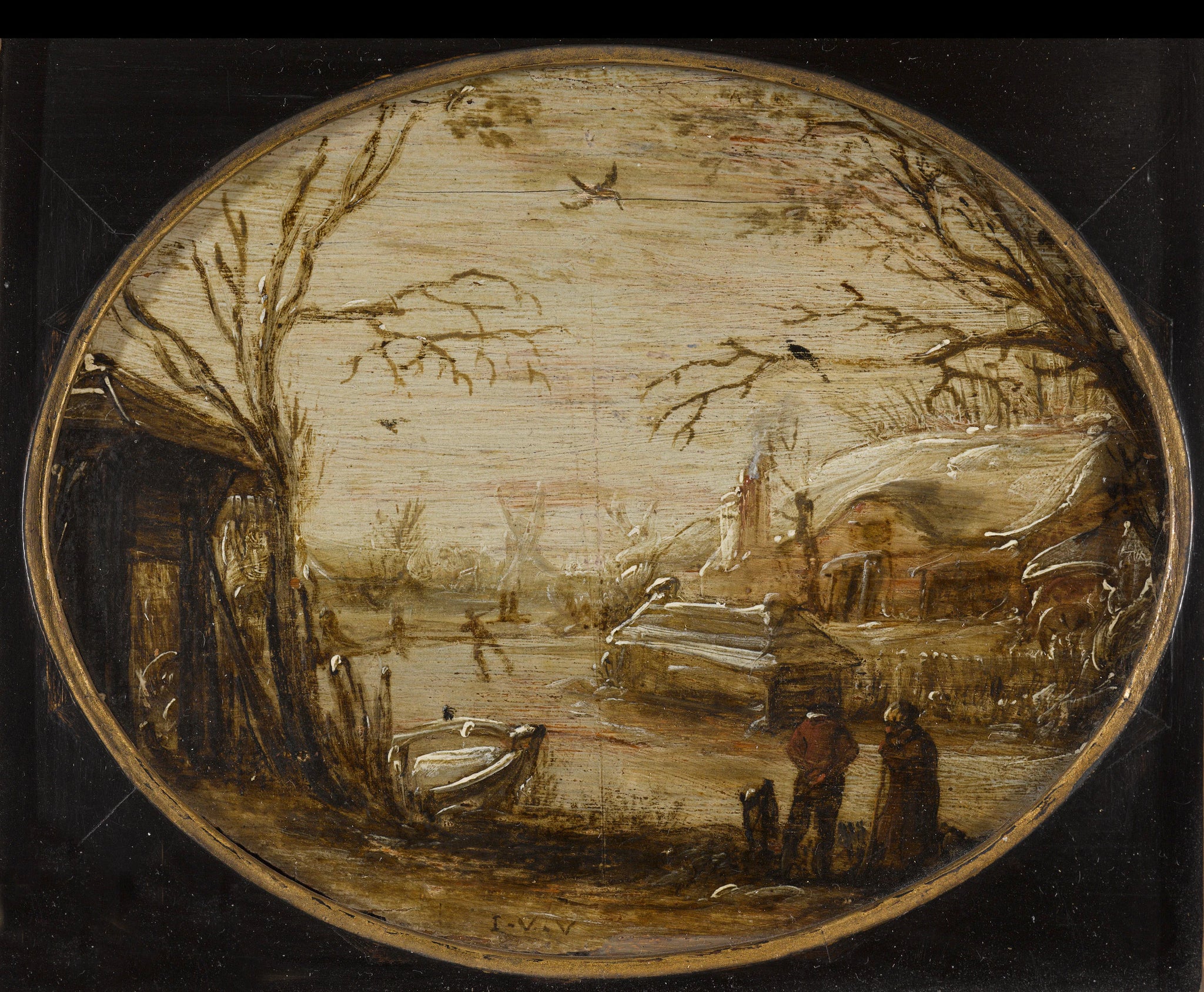 Paysage d'hiver - Jan Van de Velde