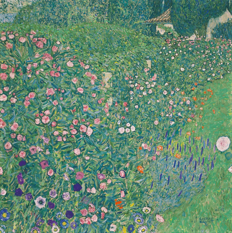 Paisagem horticultural italiana - Gustav Klimt