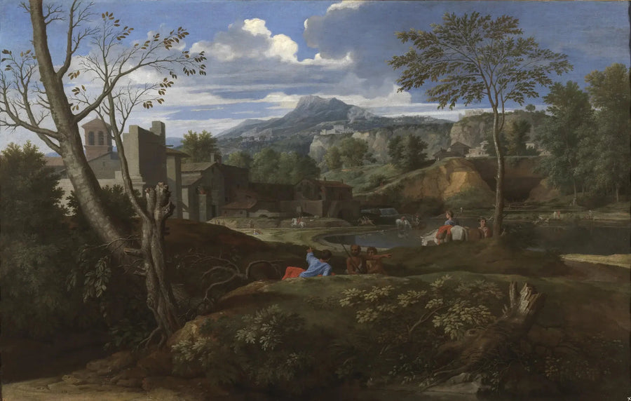 Paisagem ideal - Nicolas Poussin