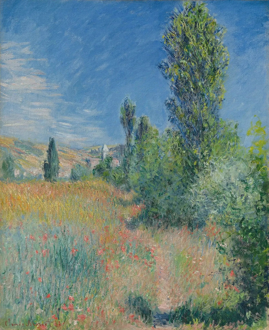 Paisagem na Ilha de Saint-Martin W679 - Claude Monet