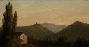 Paisagem italiana (anteriormente Os Catskills de Saugerties) - Thomas Cole