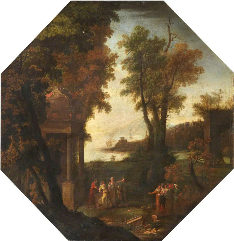 Paisagem italiana - Claude Lorrain