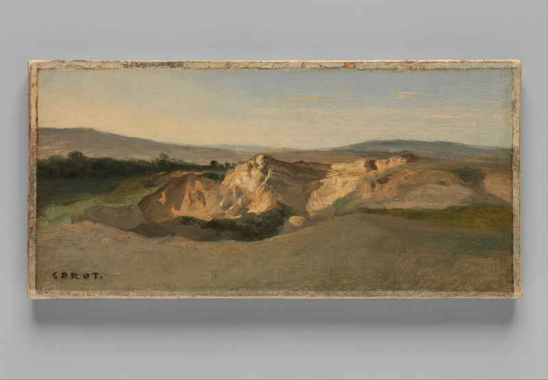 Paisagem italiana - Jean-Baptiste Camille Corot