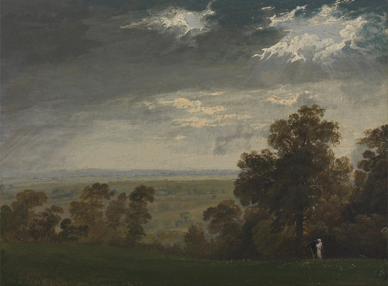 Paisagem, Ilha de Wight ou Richmond Hill - John Martin