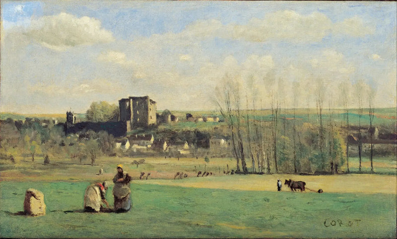 Paisagem, La Ferté-Milon - Jean-Baptiste Camille Corot
