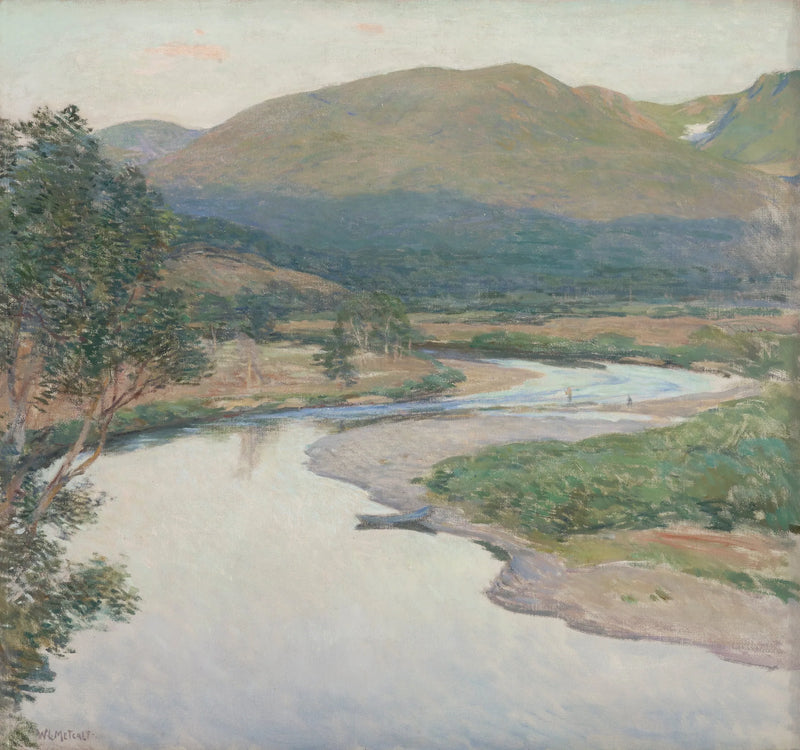 Paisagem: O rio - Willard Metcalf