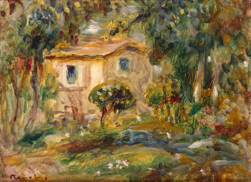 Paisagem. Le Cannet - Pierre-Auguste Renoir