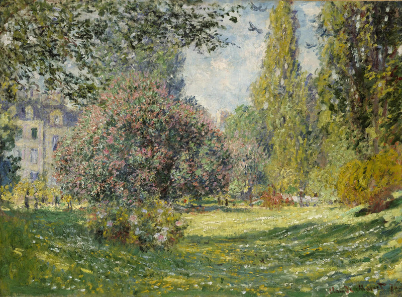 Paisagem: o Parque Monceau - Claude Monet