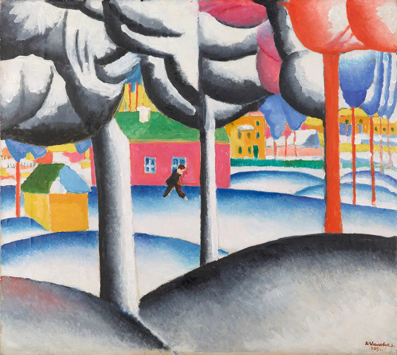 Paisagem (Inverno) - Kazimir Malevich