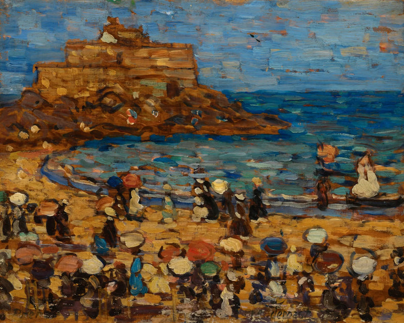 Paisagem marítima – Saint-Mâlo - Maurice Prendergast