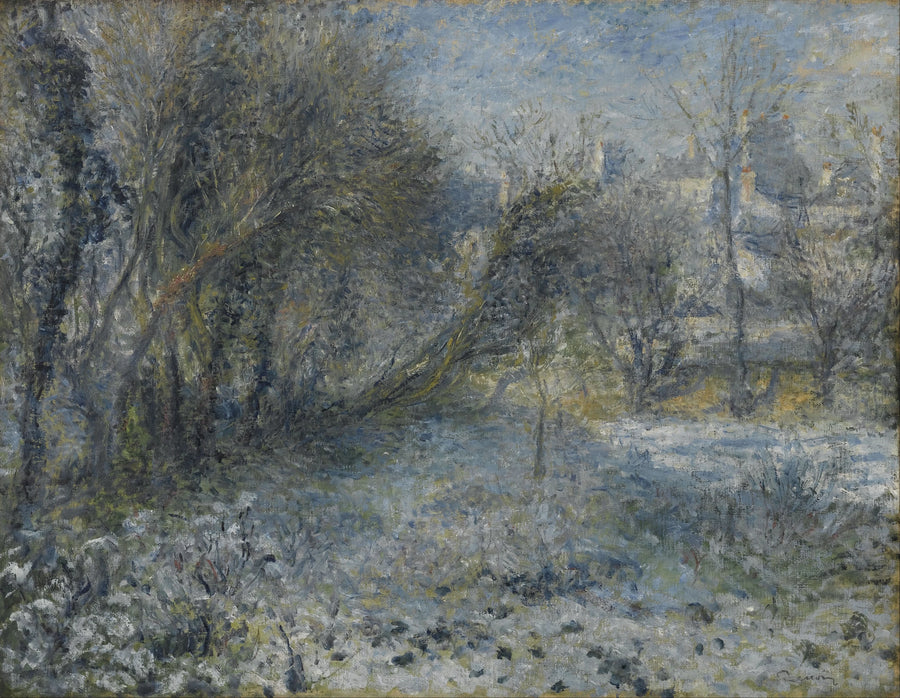 Paisagem de neve - Pierre-Auguste Renoir