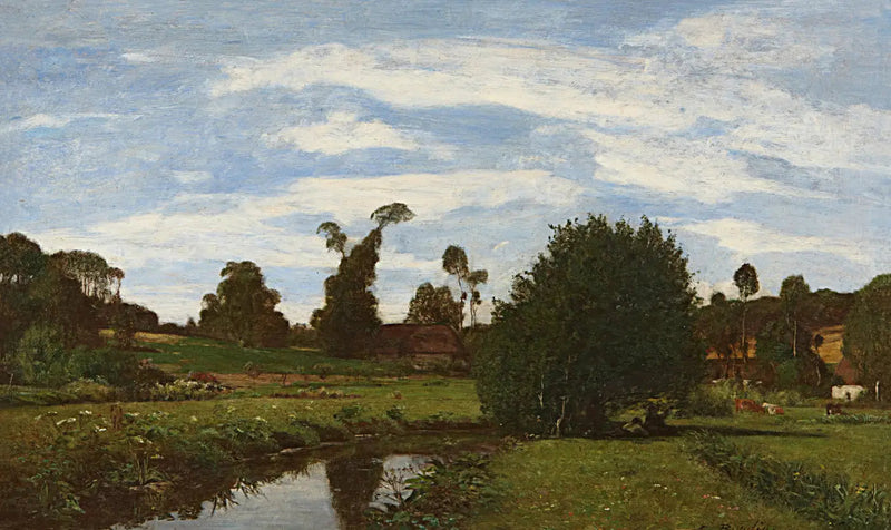 Paisagem normanda - Eugène Boudin