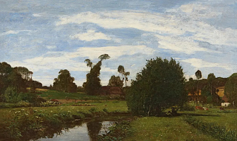 Paisagem normanda - Eugène Boudin