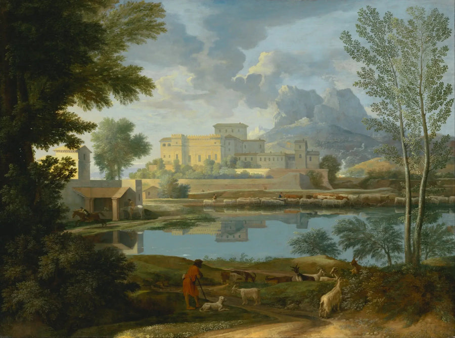 Paisagem em tempo calmo - Nicolas Poussin