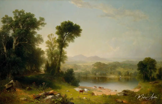 Paysage pastoral, 1861 - Asher Brown Durand - Reproductions de tableaux et peintures haut de gamme