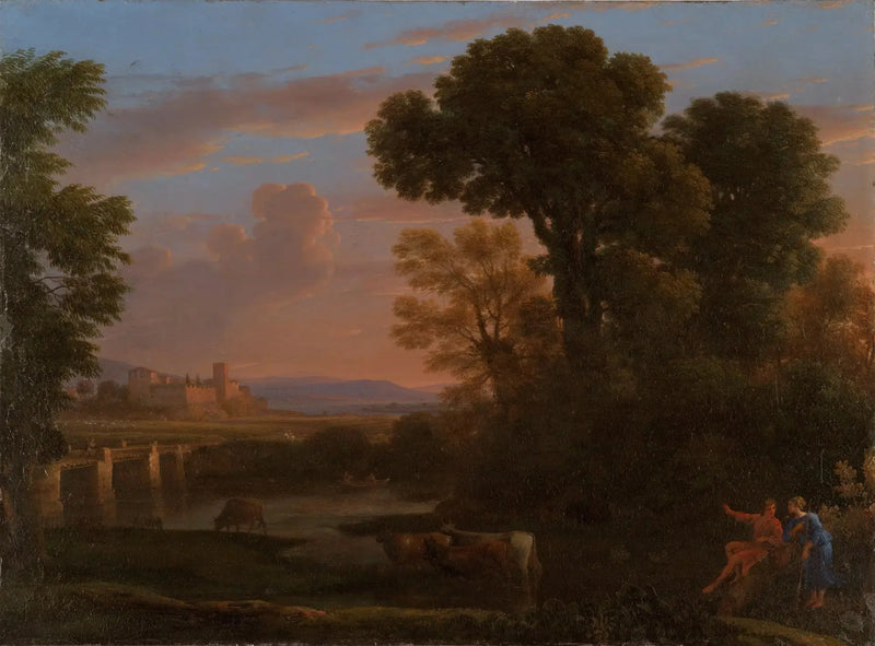 Paisagem Pastoral - Claude Lorrain