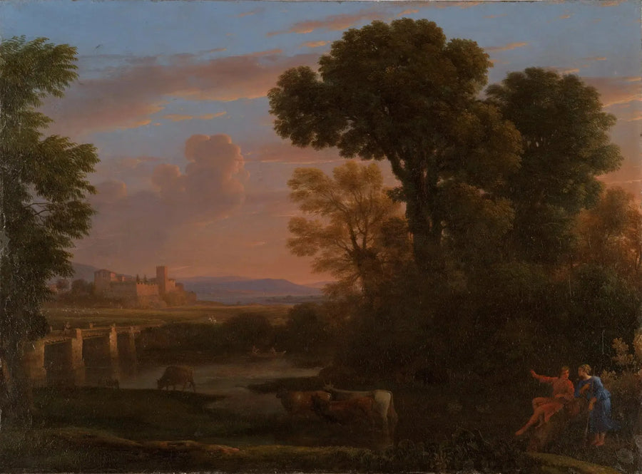 Paisagem Pastoral - Claude Lorrain