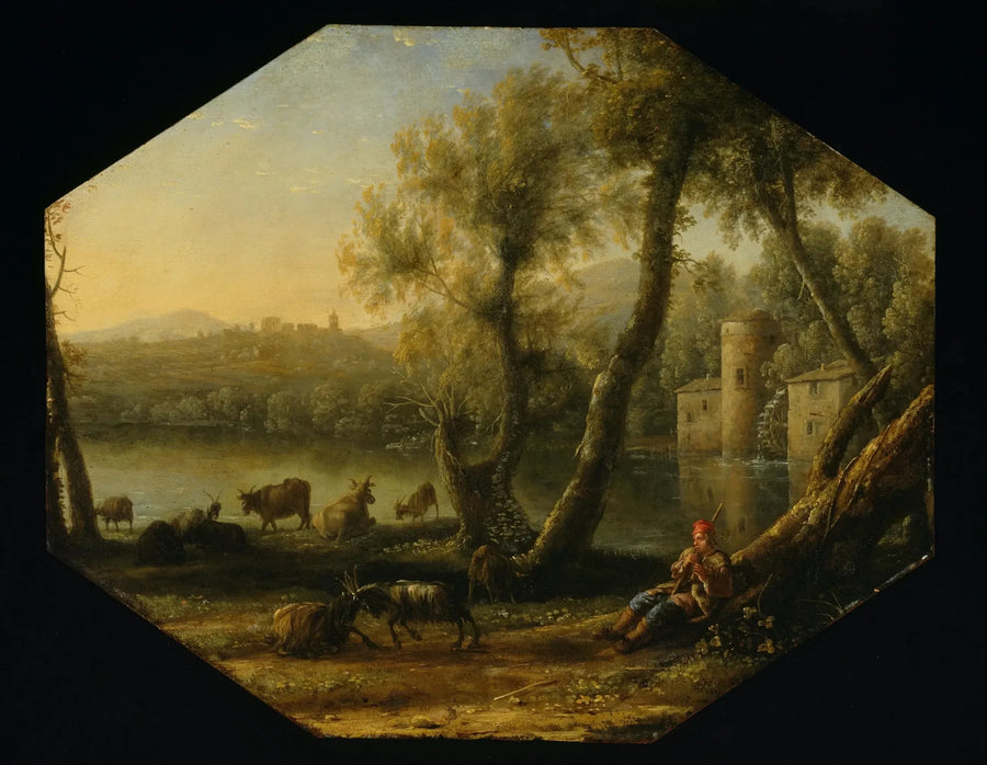 Paisagem Pastoral - Claude Lorrain