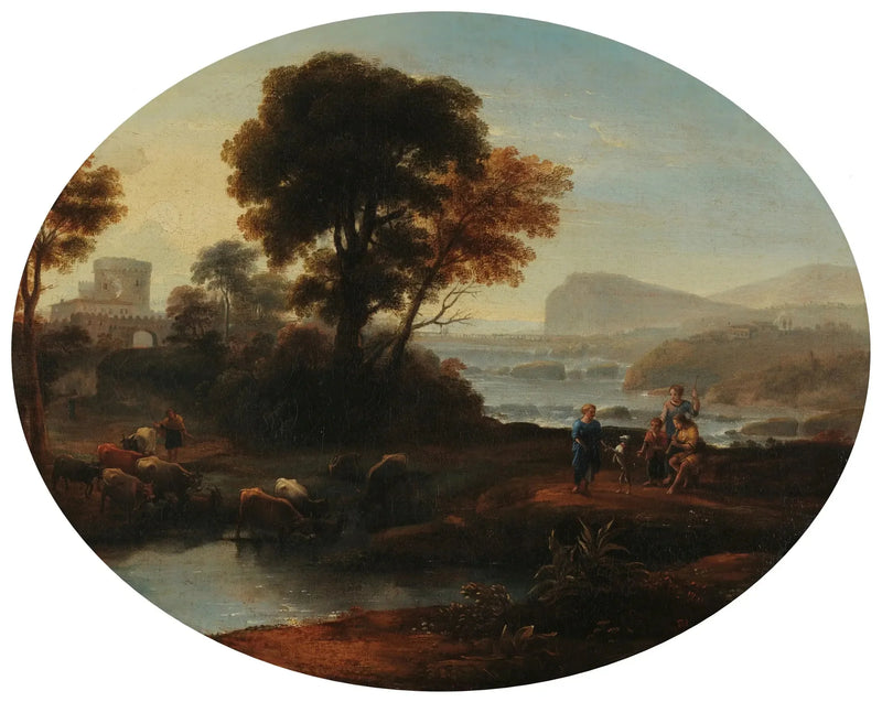 Paisagem Pastoral - Claude Lorrain