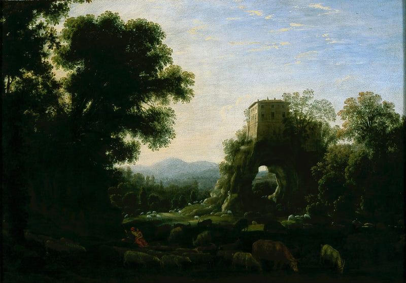 Paisagem Pastoral - Claude Lorrain