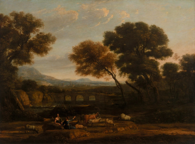 Paisagem Pastoral - Claude Lorrain