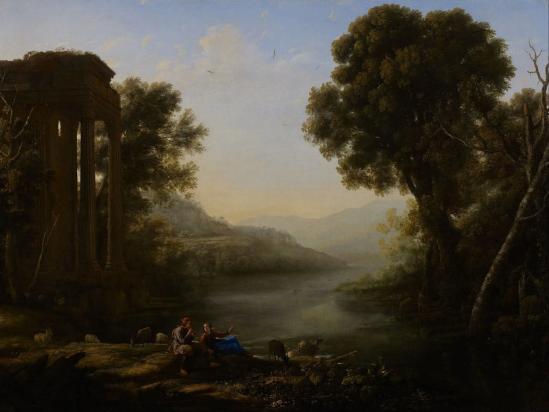 Paisagem Pastoral - Claude Lorrain