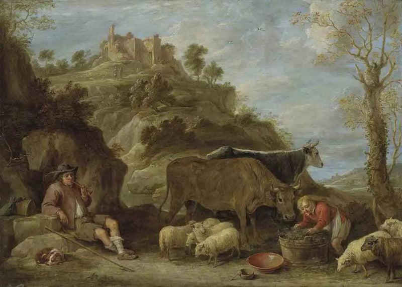 Paisagem Pastoral - David Teniers, o Jovem