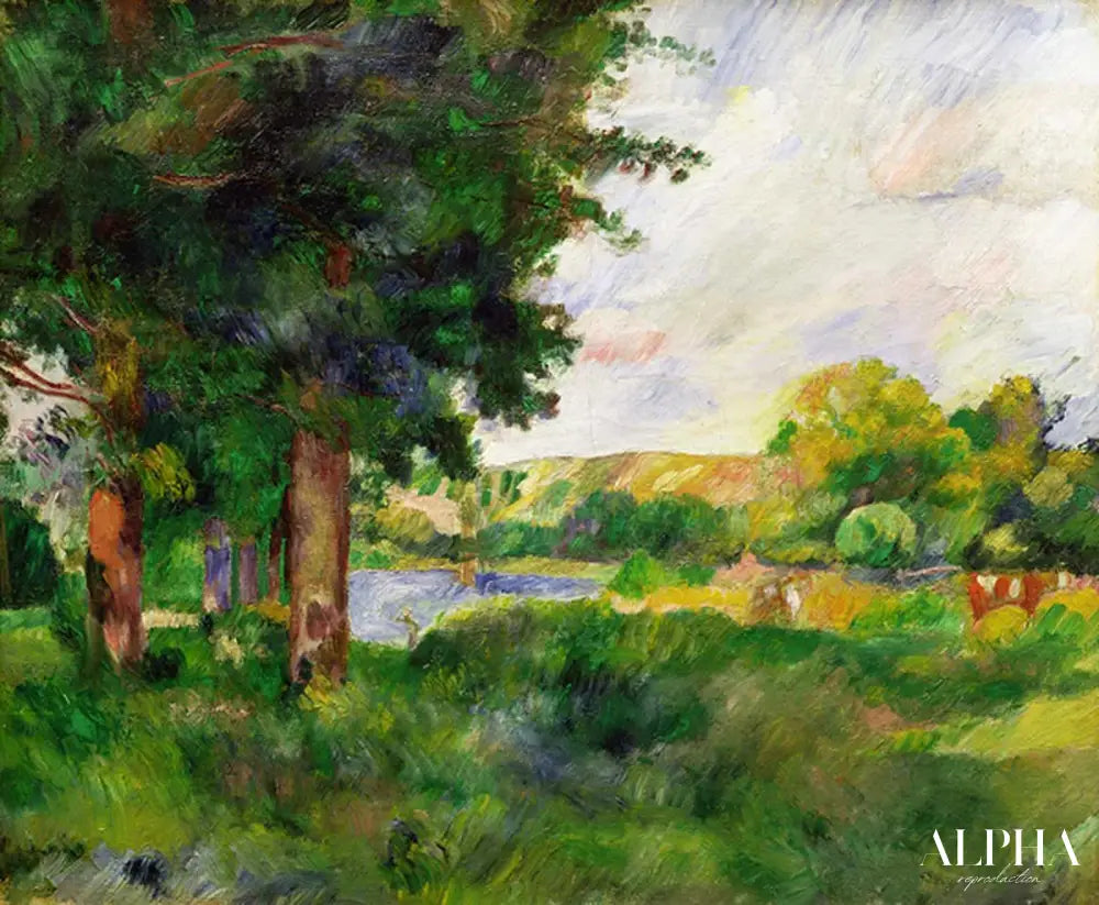 Paysage - Paul Cézanne - Reproductions de tableaux et peintures haut de gamme