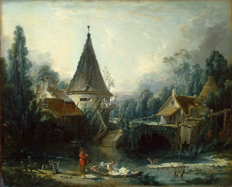 Paisagem perto de Beauvais - François Boucher