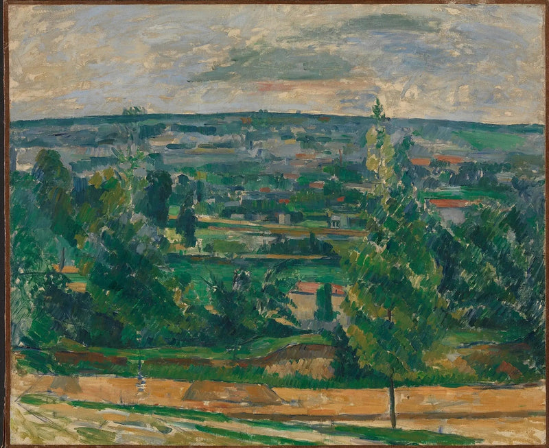 Paisagem perto de Melun - Paul Cézanne