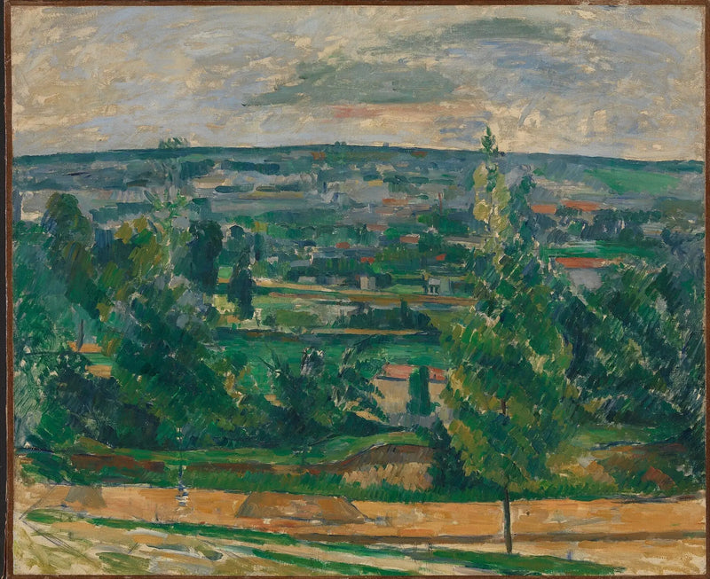 Paisagem perto de Melun - Paul Cézanne