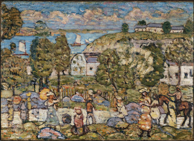 Paisagem perto de Nahant - Maurice Prendergast