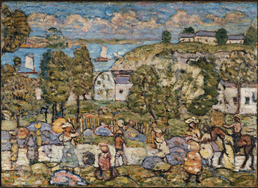 Paisagem perto de Nahant - Maurice Prendergast