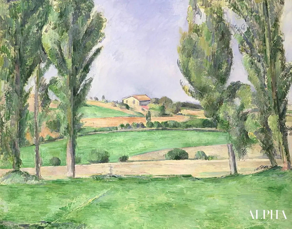 Paysage provençal - Paul Cézanne - Reproductions de tableaux et peintures haut de gamme