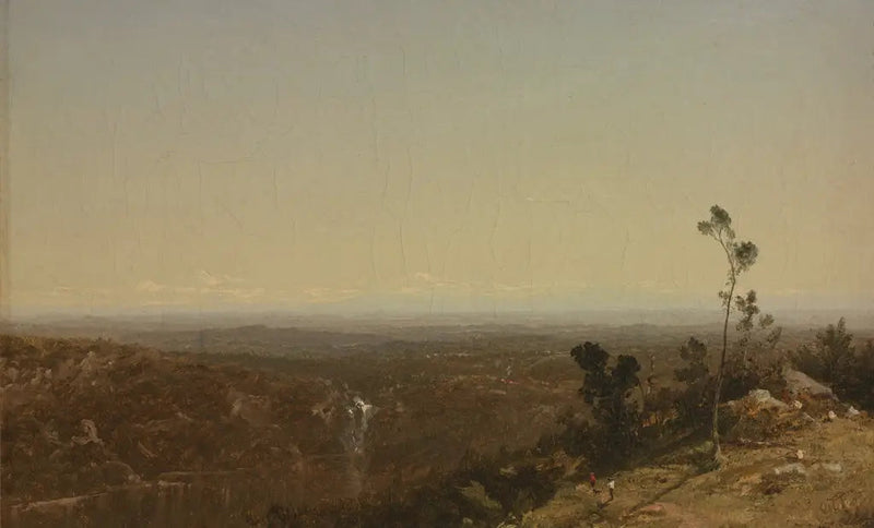 Paisagem, rio Genesee - John Frederick Kensett