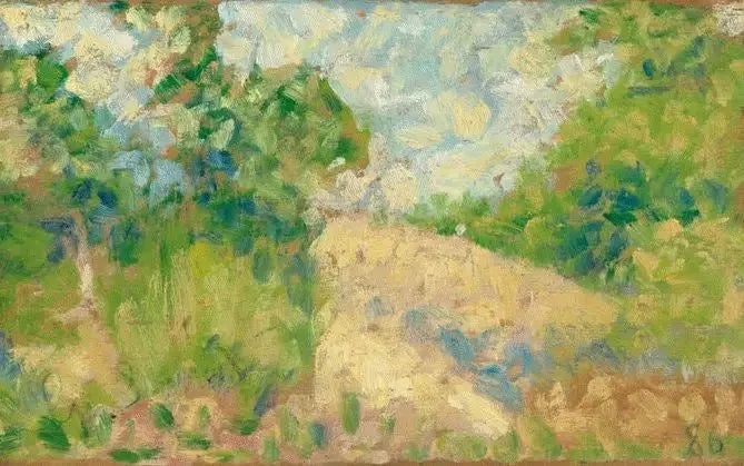 Paisagem rosa - Georges Seurat